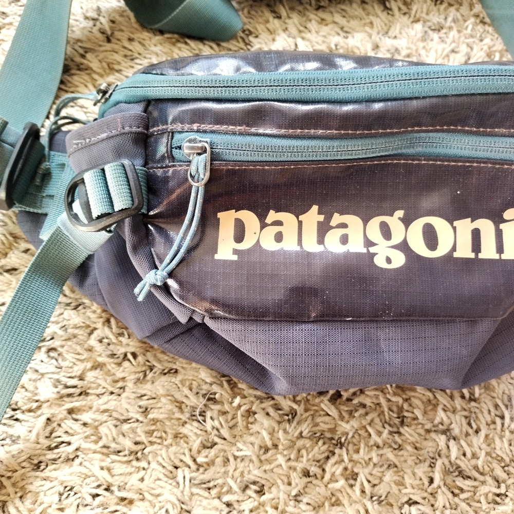 Patagonia Black Hole Waist Pack 5L Bag Fanny Hip Lumbar Tidal Teal - Picture 2 of 7